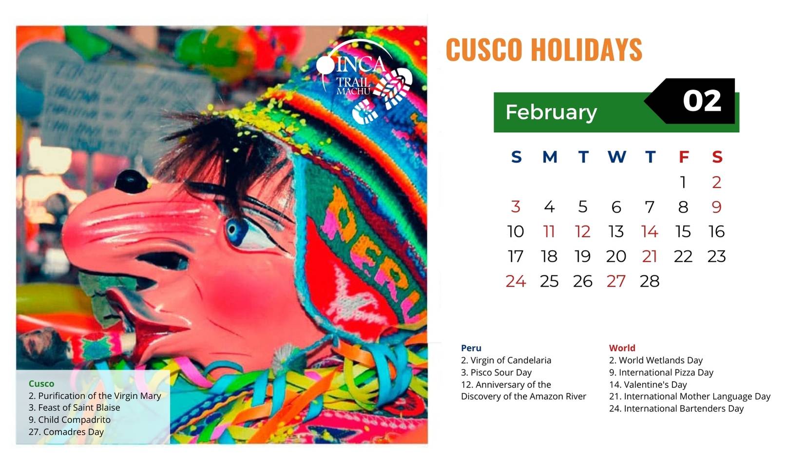 Cusco Holidays February 2025