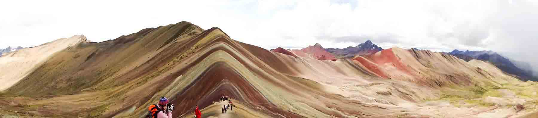 How was Rainbow Mountain formed