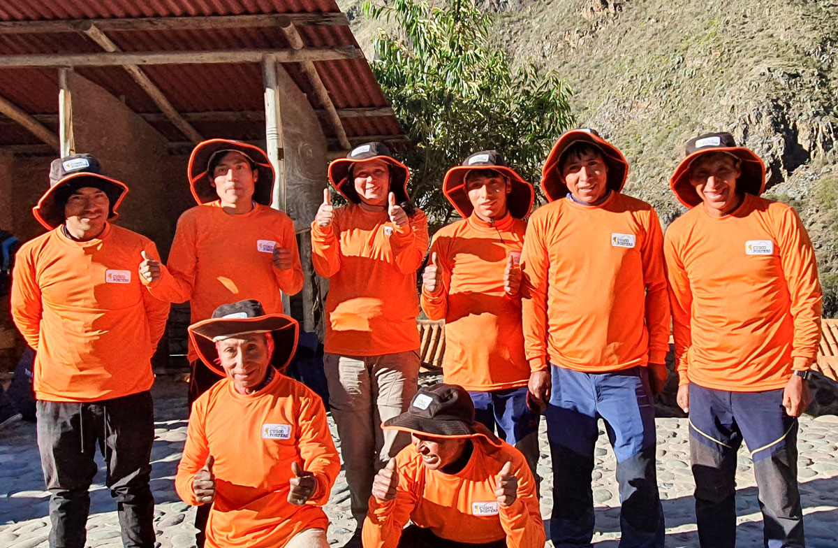 Inca Trail Machu porters