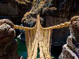 Qeswachaca - The last Inca Bridge Facts