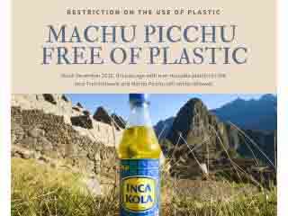 Machu Picchu free of plastic